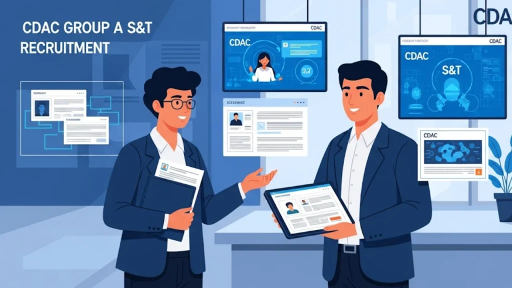 CDAC Group A S&T Recruitment